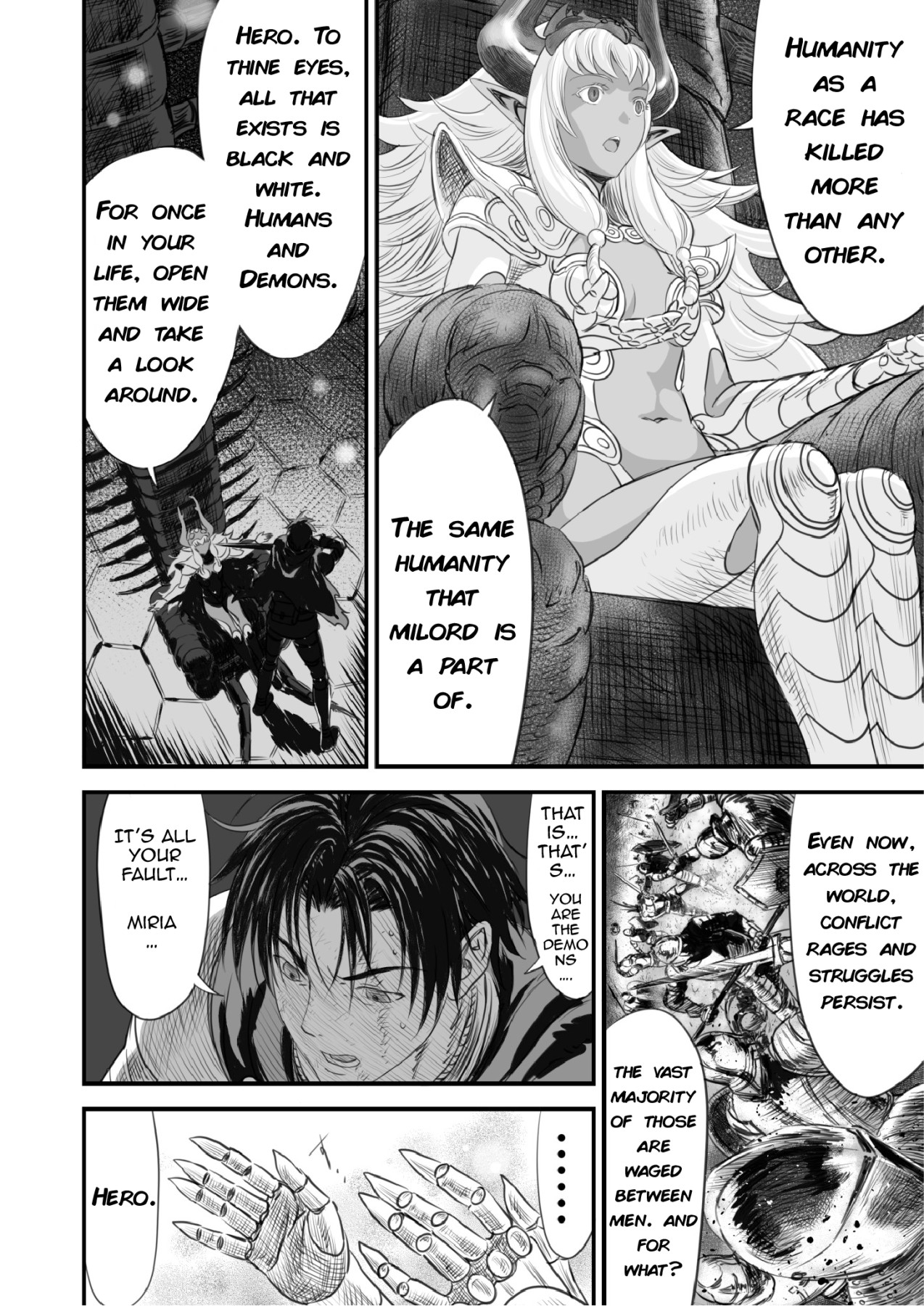 Hentai Manga Comic-The End of the Line for the Cuckold Hero-Read-43